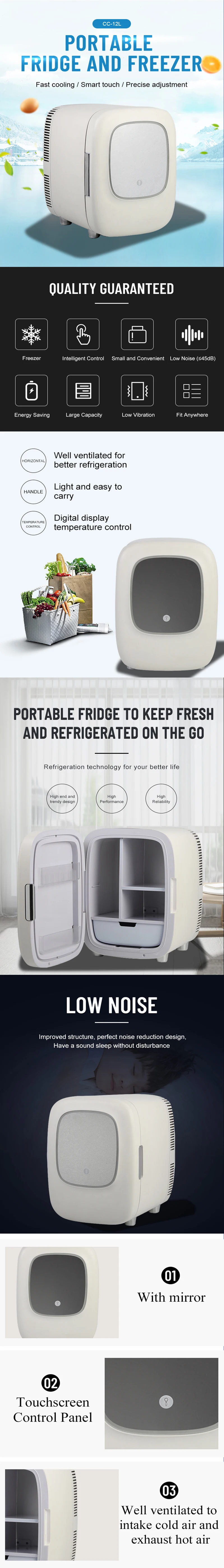 product custom produced  beauty fridge cosmetics portable beauty fridge beauty fridge cosmetics 12l-35