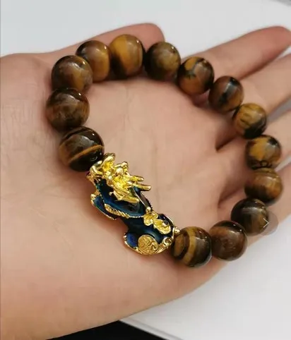 tiger eye pixiu bracelet