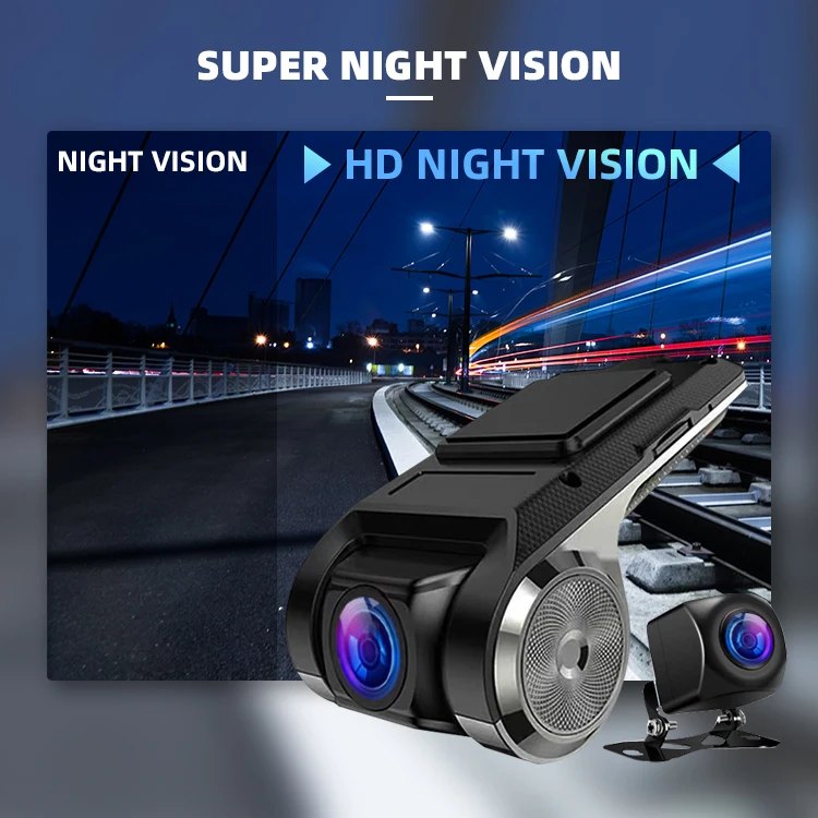 Coview Metal Dual Lens Dash Camera 1080p Car Dvr Recorder 120° Wide Angle Dash Cam Car Camera Black Box for Universal supplier