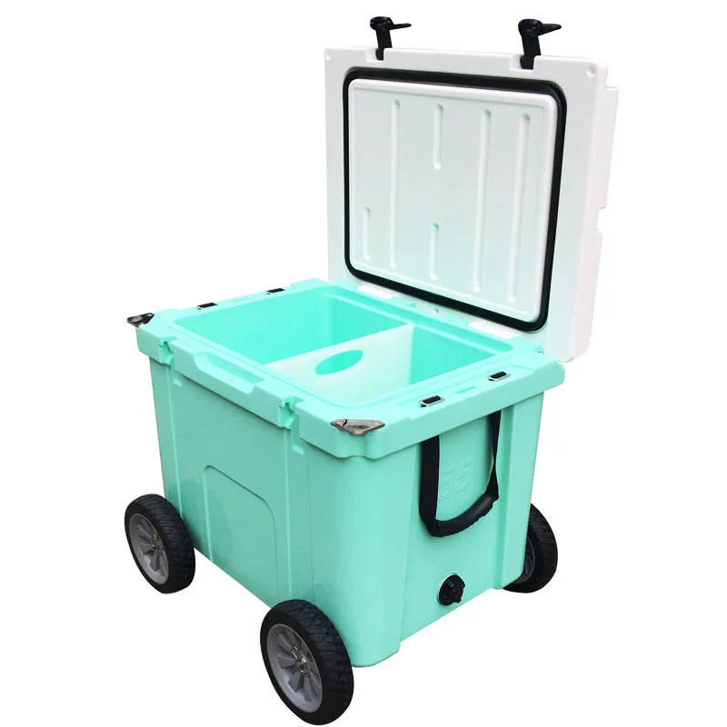 china water fishing cooler box ice wheels Tackle Backpack with Top, by Chill-N-Reel Designed to be the perfect sidekick for your Chill Vevor's New Ice Retention Cooler