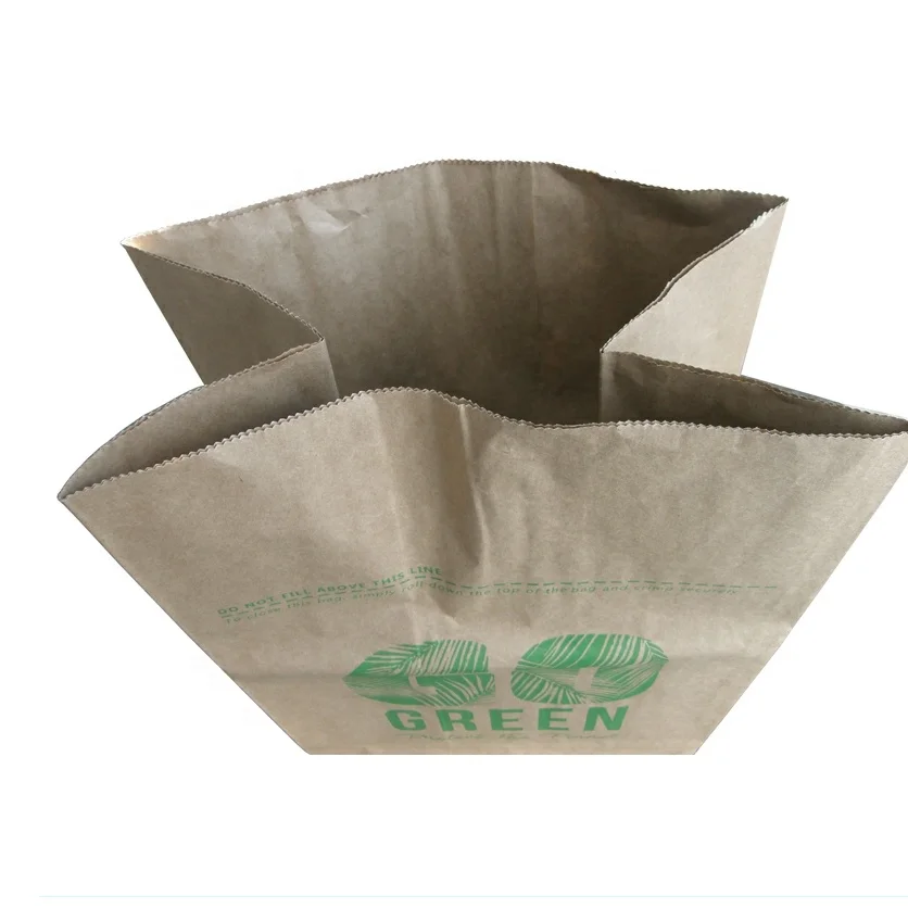 Lawn, Garden, Leaf Paper Bags, Custom Paper Bags