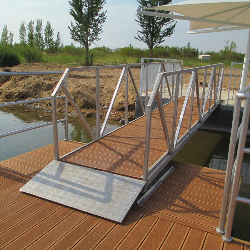 Aluminium Structure Marine Floating Dock Ang Gangway for Sale in Guangzhou