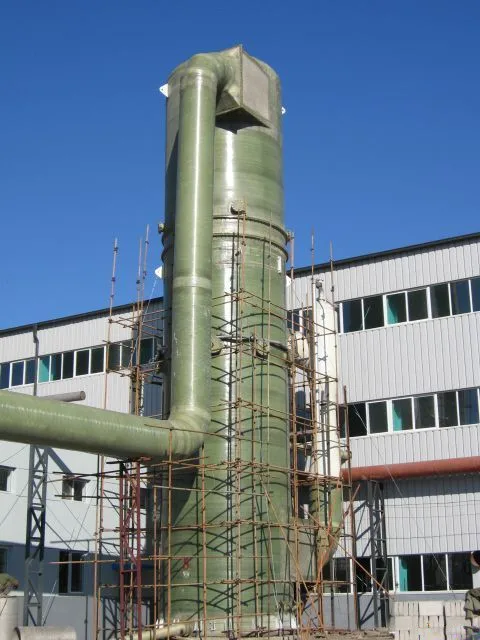 chemical gas absorption tower flue gas desulphurization wet dust