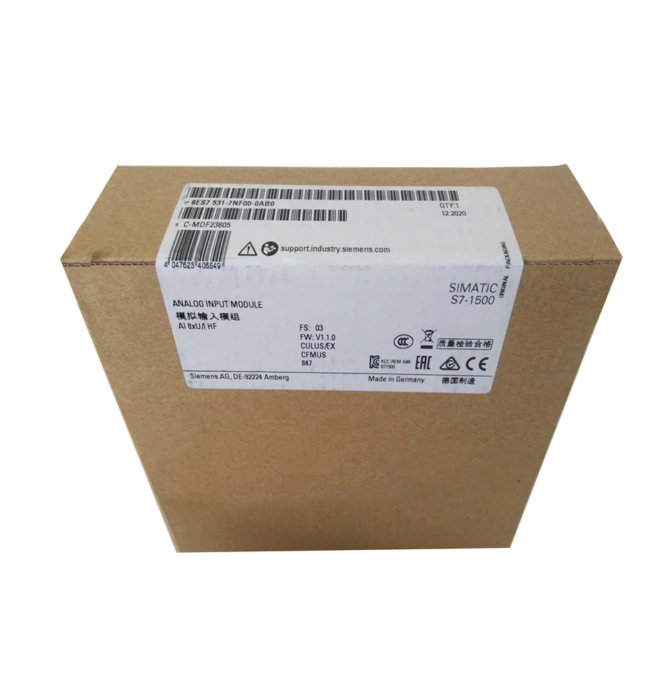 product new original 6es7531 7nf10 0ab0 6es75317nf100ab0 simatic s7 1500 analog input module stock in warehouse-1