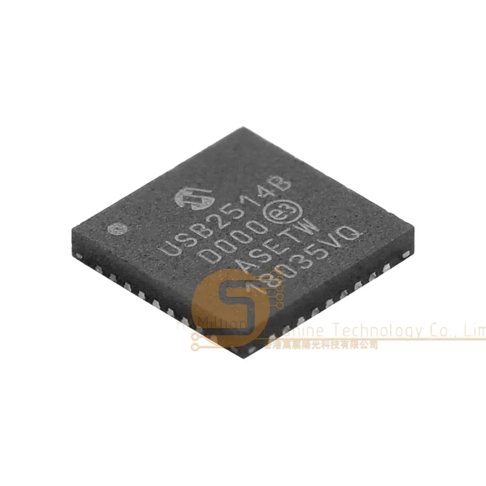 組み込みシステムおよび産業用デバイス向けUSB2514B-I/M2 SQFN36 USB 2.0ハブコントローラー