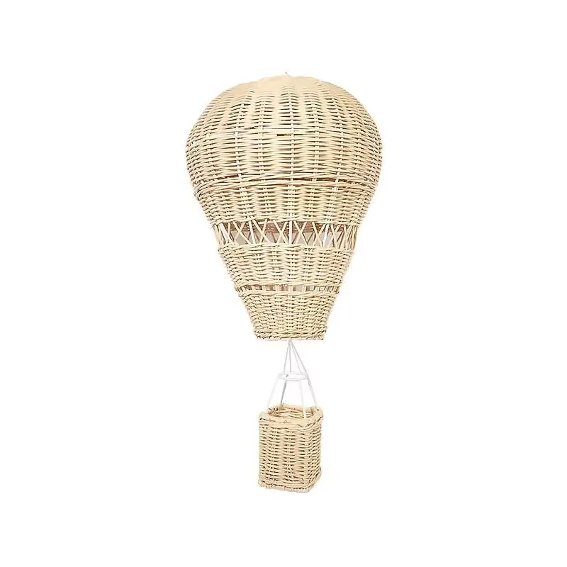 Hand-woven Rattan Hot Air Balloon Children's Room Home Decoration ...