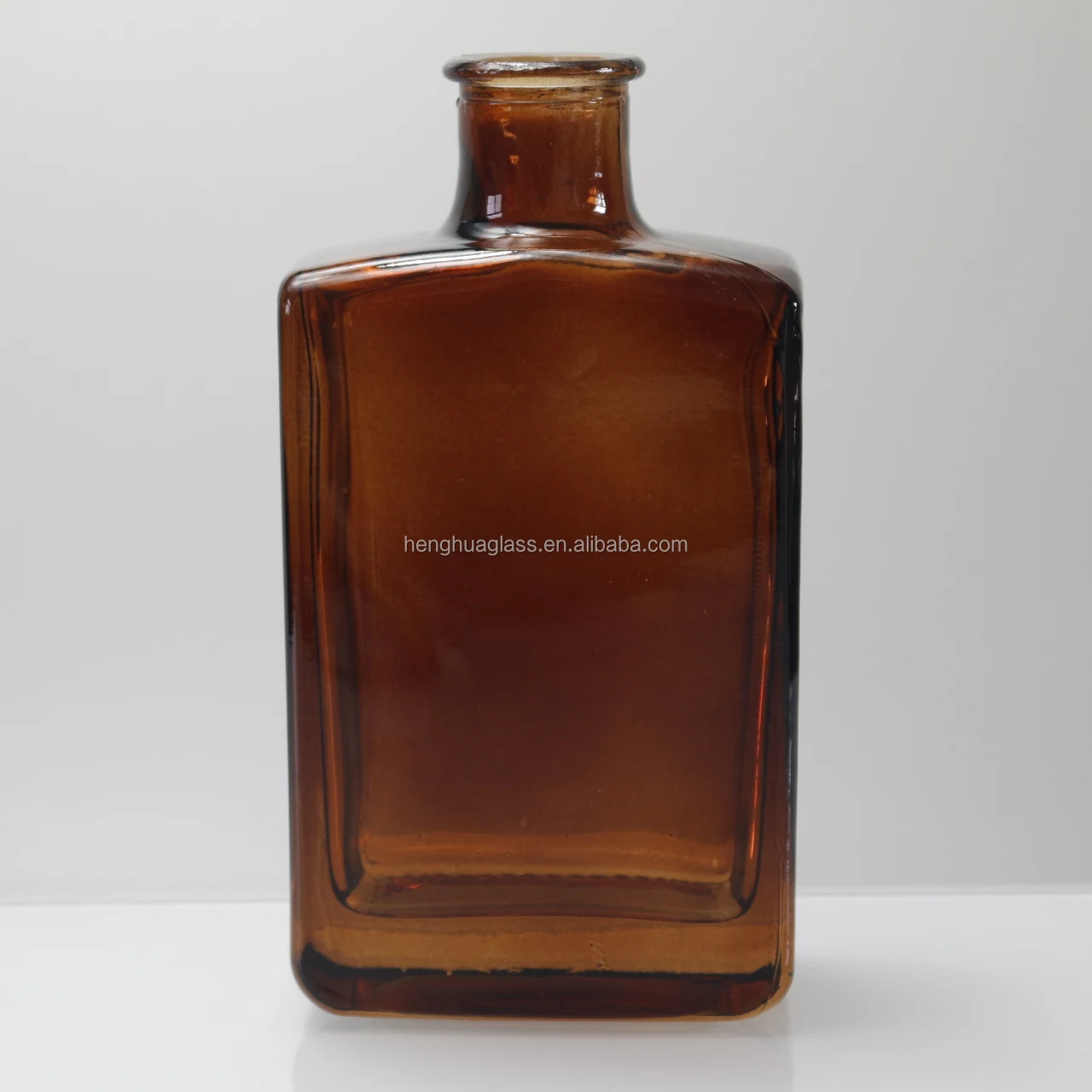 IMPRUDENCE 香水 琥珀色ガラス瓶 琥珀色のガラスリキュールボトル200ml200ccブラウンフラット