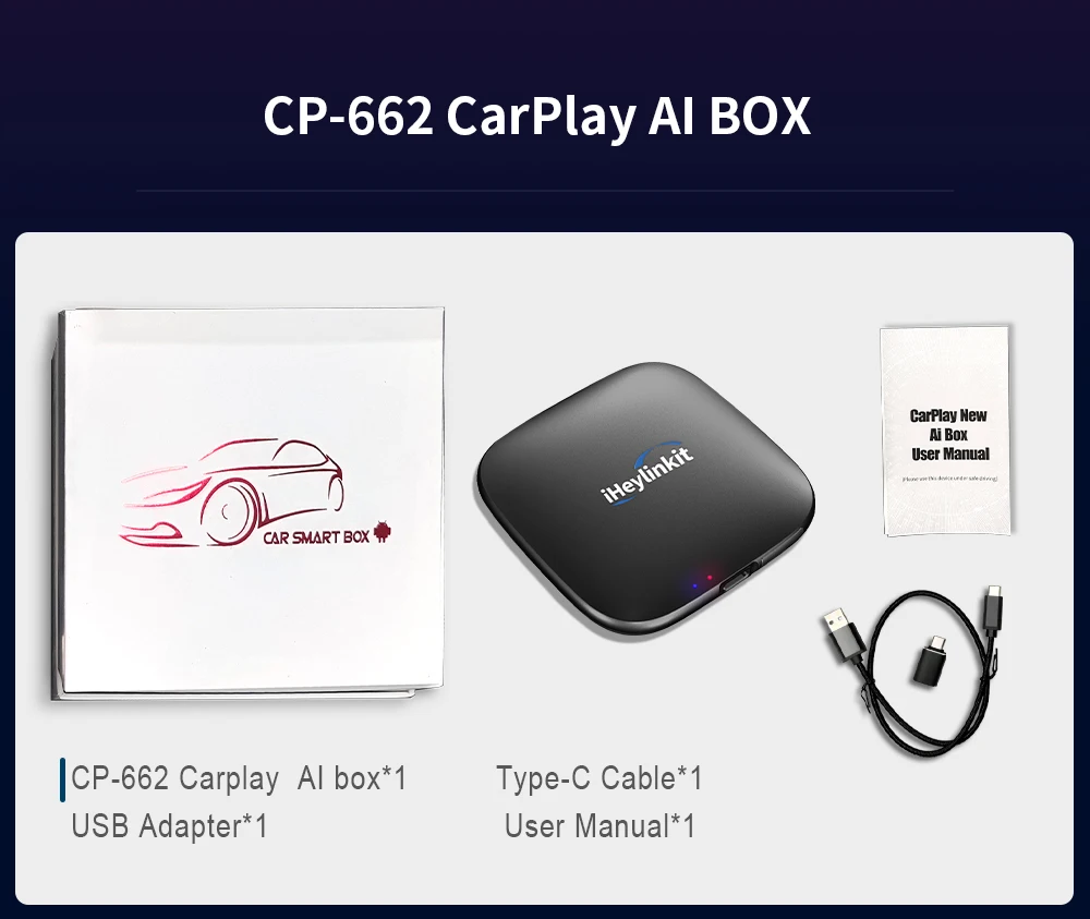 iHeylinkit CP662 スマート AiBox Android 13搭載 iHeylinkit CP662 スマート AiBox Android 13搭載 Android 13