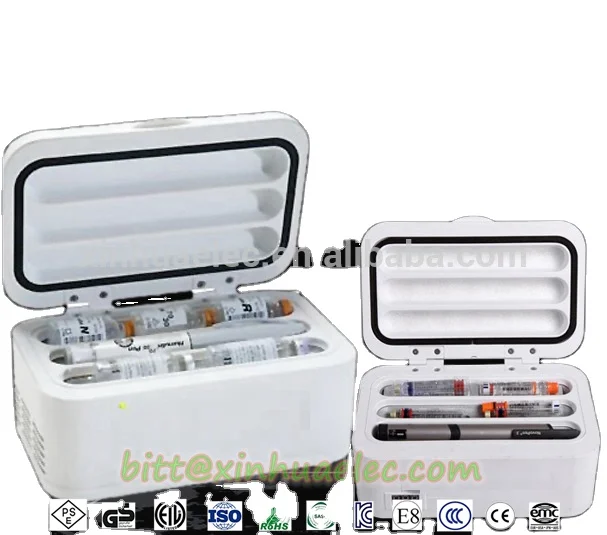 Медицинский мини-холодильник USB для лекарств или инсулина с батареей в кулере скорой помощи
