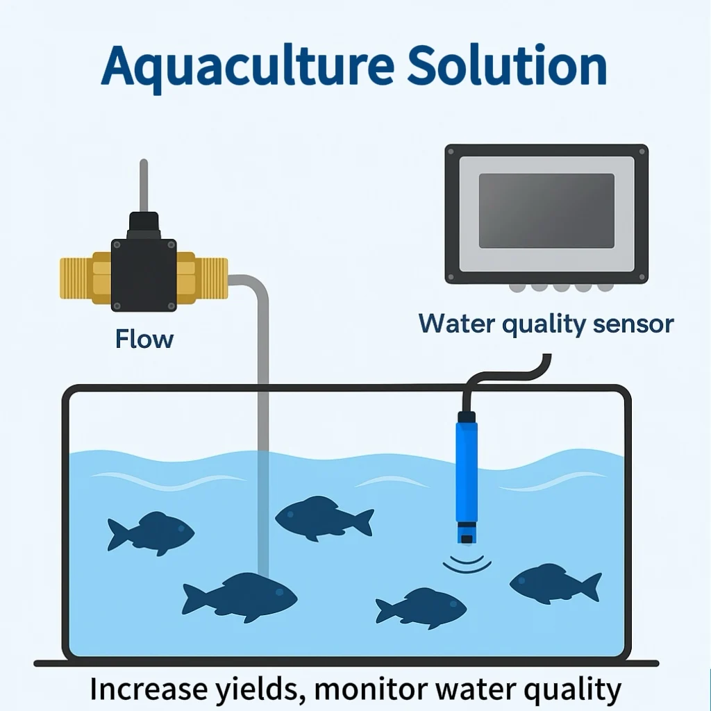 Customizable RS485 IoT Water Tester 4-20mA 0-5V 2-in-1 EC PH Probe Agriculture Plastic Water Quality Analyzer Sensor