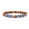 Tiger Eye+Magnet+Metal Spacer
