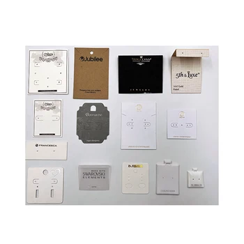 Earring Packaging Jewelry Cards Custom Logo - Buy Customised Earring ...
