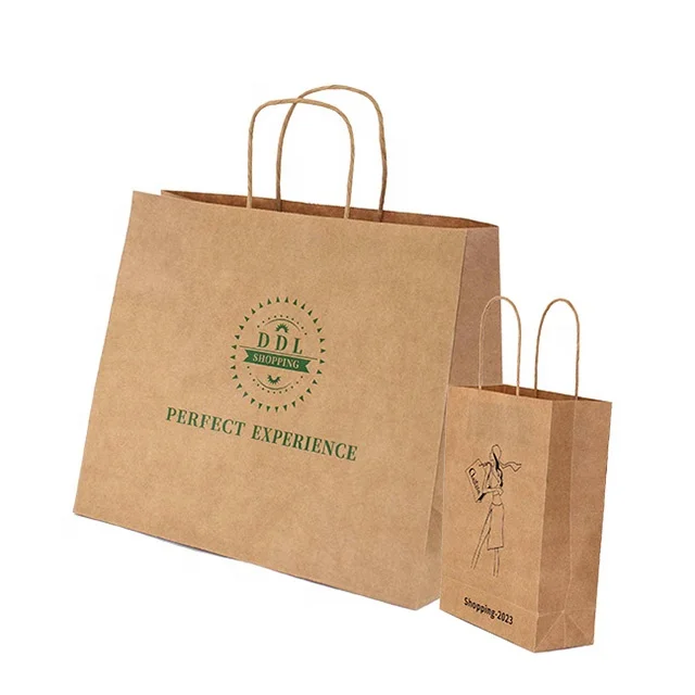 Sacchetti di carta personalizzati fatti a mano a maglia per bambini vestiti  pacchetto di carta personalizzato grafico delle dimensioni del sacchetto e 