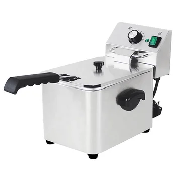 4L Electric Commercial Industrial Restaurant Hot Dog Potato Chips Fish Fried Equipment Domestic Deep Fryer
