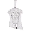 Silver Big Jesus Pendant