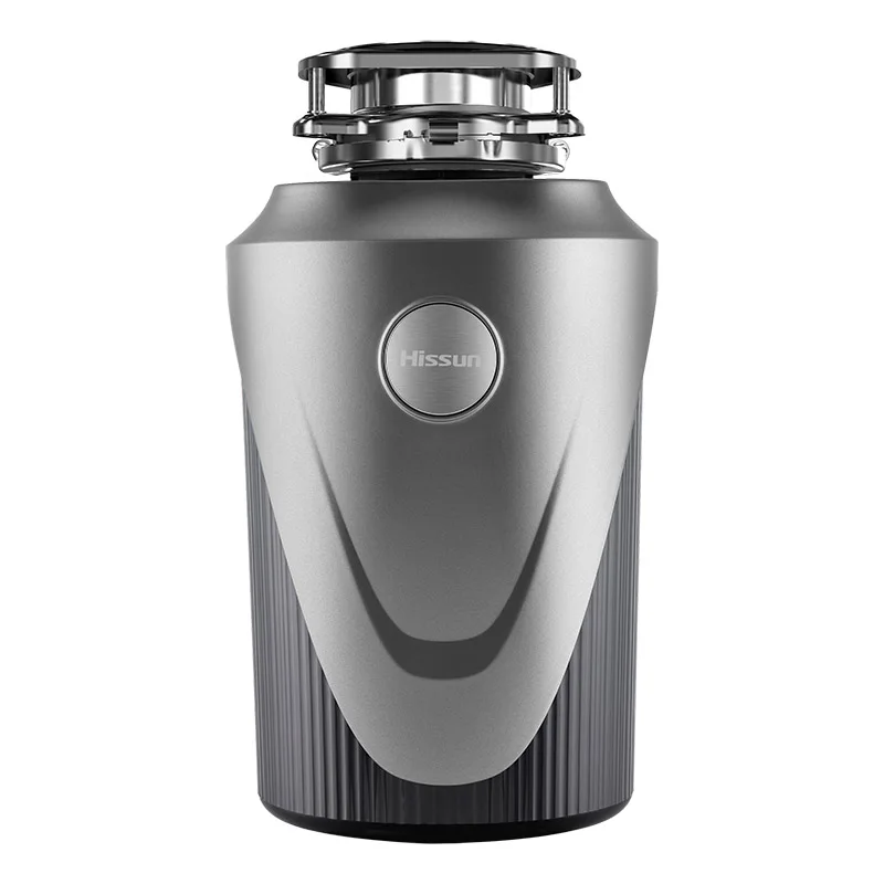 Electric Stainless Steel Household Kitchen Garbage Disposal Machine Silent Design Hotel Waste Disposal Dishwasher Interface DC