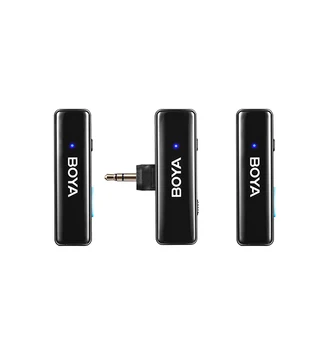 Boya BOYALINK 2.4GHz Wireless Lavalier Microphone for Smartphone Ipad DSLRs Camorders detail image