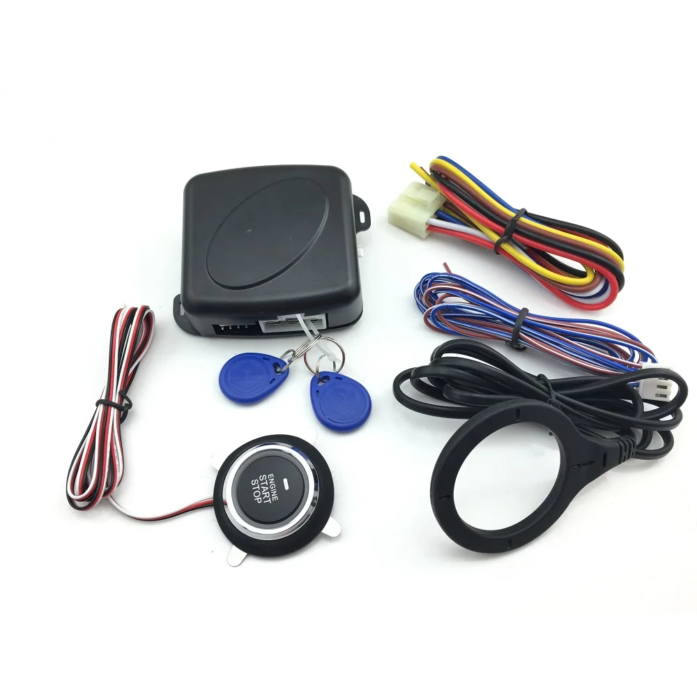 Universal Smart Start System Rfid Car Alarm System Car Original Car Key Start Engine Kit