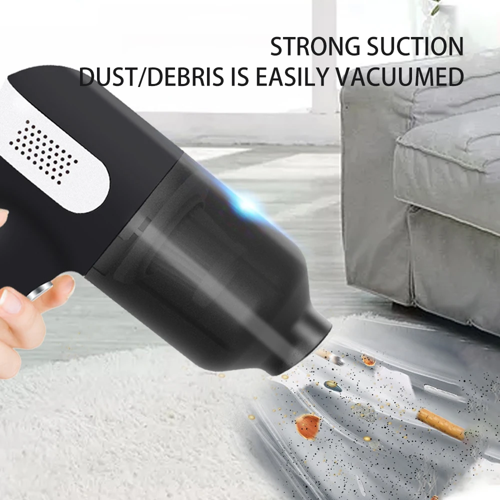 High-Power 120W Wireless Car and Home Vacuum Cleaner Dual Dry & Wet Pet Cleaning Handheld Vacuum - view 6