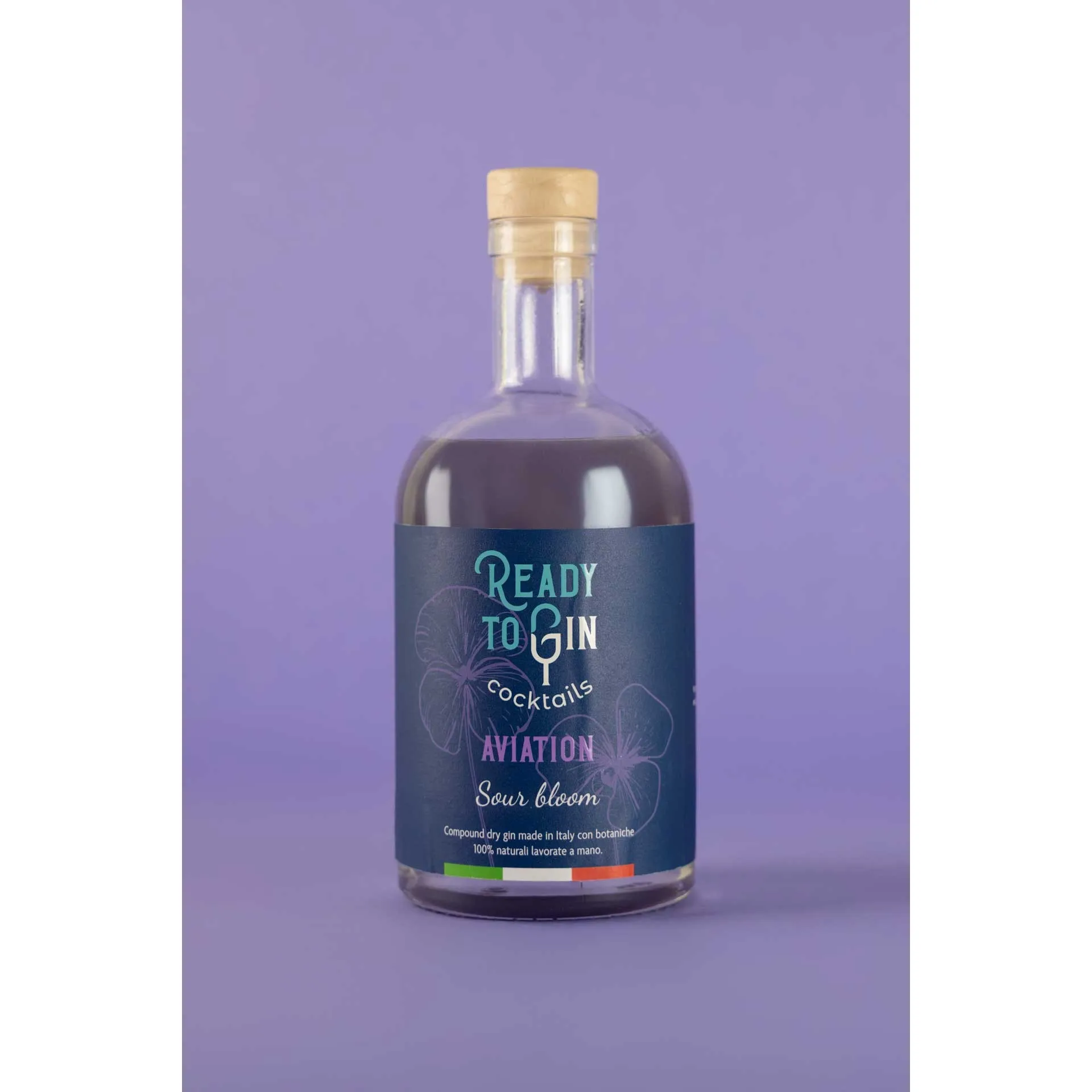 Ready To Gin Aviation Sour Bloom 700ml Violet Cocktail Ready To Drink