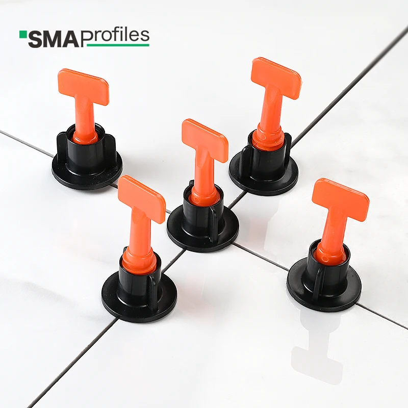 SMAProfiles Factory Price Tiles Leveler Spacers Lippage Leveling System Tile Wedges Fastener for Wall Tile