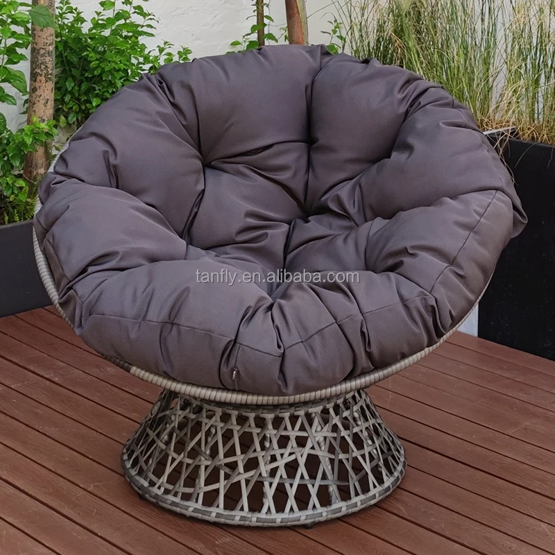 High Quality Swivel Papasan Chair 360 Degree Rattan Wicker Papasan