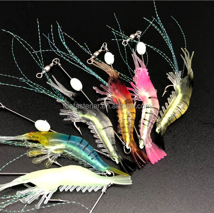 10 Pcs Appât Souple Leurres De Pêche Artificiels Matériel En Mer