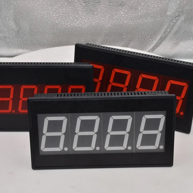Custom Industry  LED Display Module Analog 0-10V 4-20mA MODBUS RS485 RS232 1.8 Inch 4-Digit LED Digital Tube Display