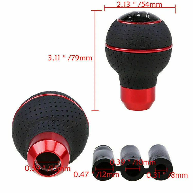 Genuine Leather Gearshift Gear Shift Knob