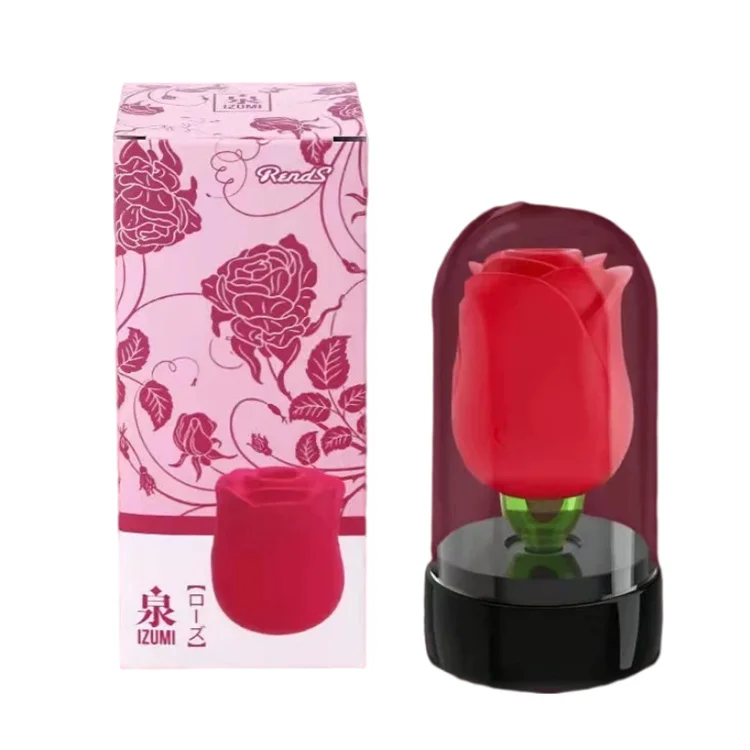 Rose Shaped Vibe Sucking Strawberry Vibrator & Dildo Toy - Multi Frequency  Modes for Women, Waterproof, Boxed Adult Sex Toy