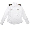 White Long sleeve shirt without accessories