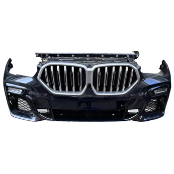 For BMW New Models X6 G06 High Quality Used Second Hand With Headlight Heat Sink Auto Car Body Kit Front Bumper Assembly