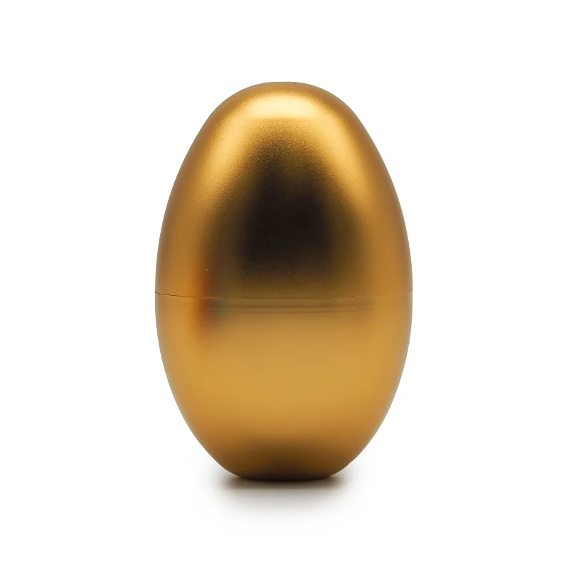 Red Gold Double Function Ring Pendant Necklace Jewellery Egg Shaped Metal Box Packaging case Metal Jewelry Boxes