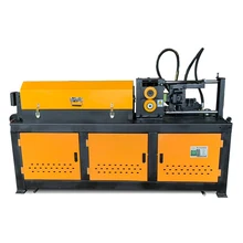 China 6-25mm bar steel metal straightening machinery hot sale automatic rebar cutting and bending machine