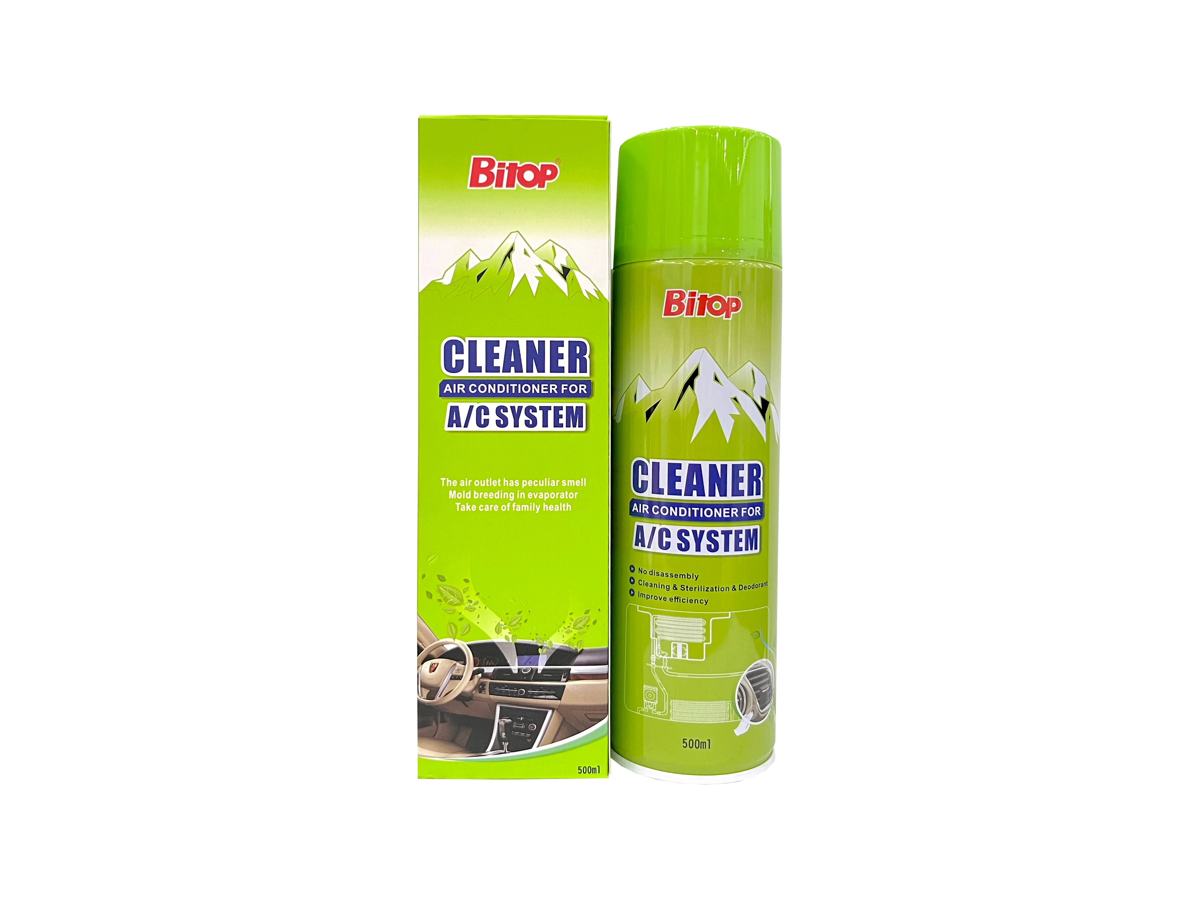 Bitop Auto A/c System Cleaner Spray 500ml Air Conditioner Cleaner Buy