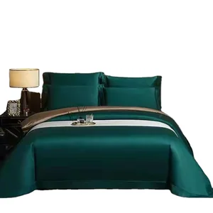 Thread Count 100s Bed Sheet Bedding Set Drap De Lit Luxury Bed Sheet Set Manufacturers Wholesale Cotton Bed Sheet