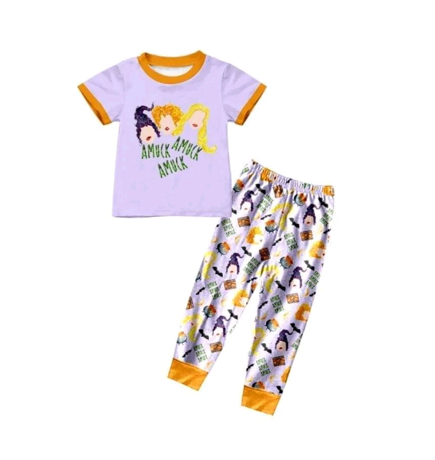 Vetements Pour Enfant Robes Pour Filles Quantite Minimale De Commande Boutique Manches Courtes Trois Filles Violet Pyjama Long Pantalons Vente En Gros Buy Enfants Vetements Bebe Fille Vetements Enfants Cloche Fond Boutique Ensemble Product On Alibaba Com