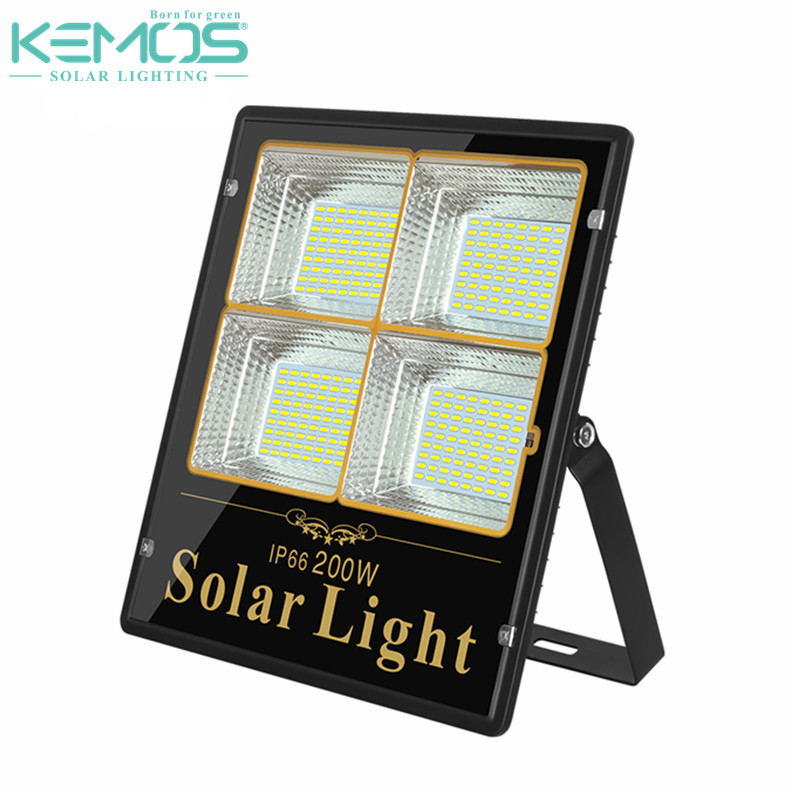 Суперъяркий энергосберегающий водонепроницаемый наружный Ip66 30 Вт 60 Вт 100 Вт 200 Вт 300 Вт светодиодный солнечный прожектор