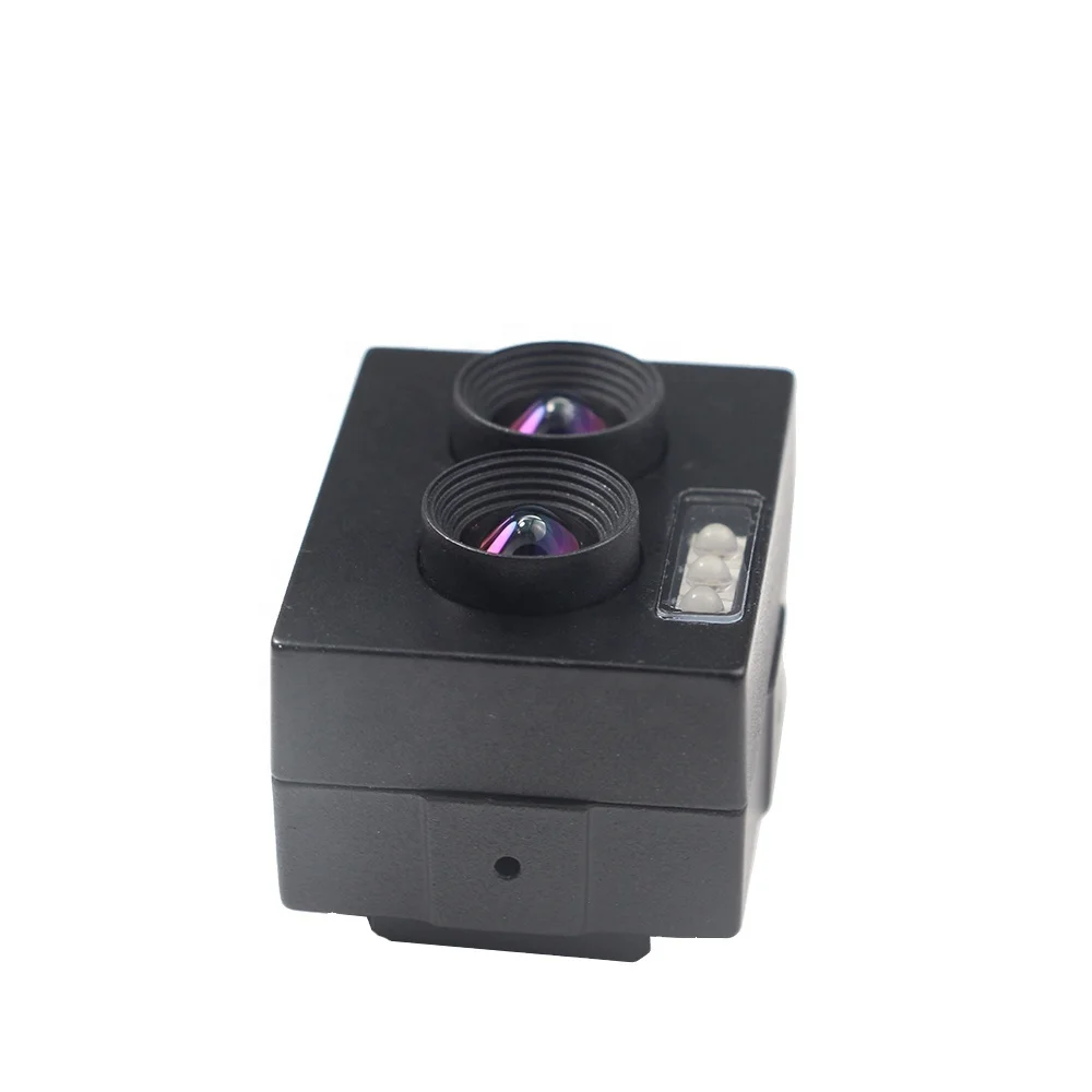 AR0230 100DB 96 degrees eye ai face tracking full 3d frame camera depth vision dual len usb camera module mjpeg ir camera module