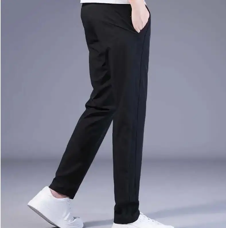 Wholesale Custom Logo Loose Breathable Slim Casual Pants Summer Thin ...
