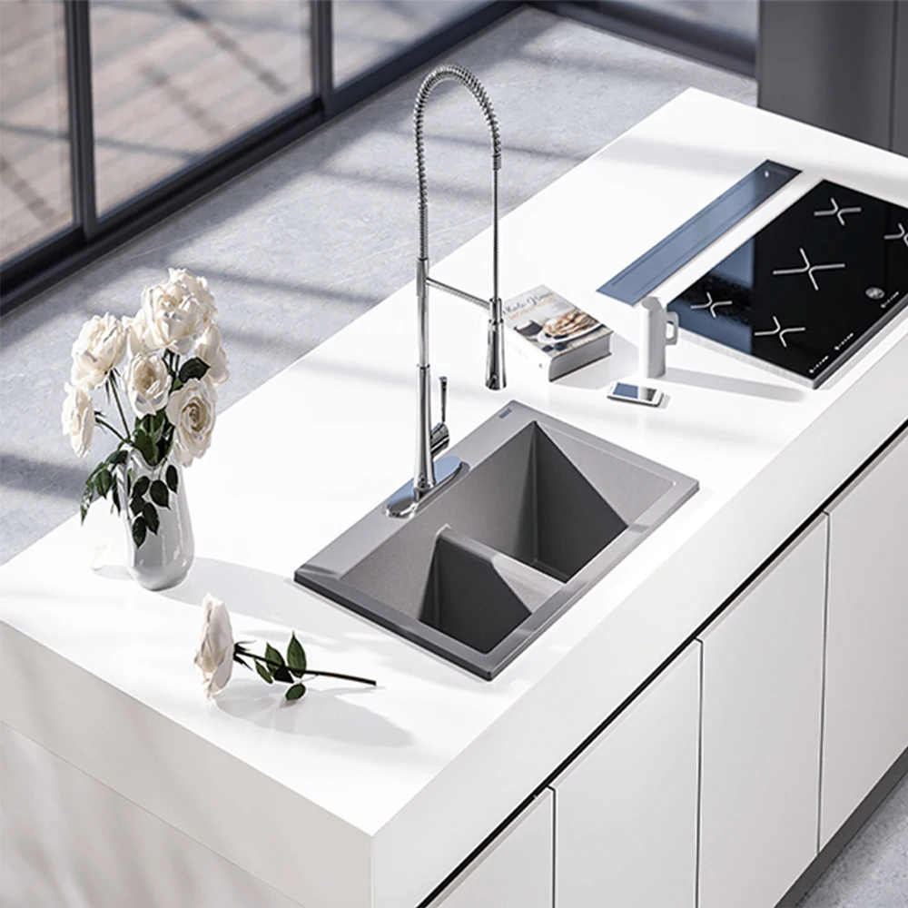 批发纯白大型瓷板工程石英烧结石