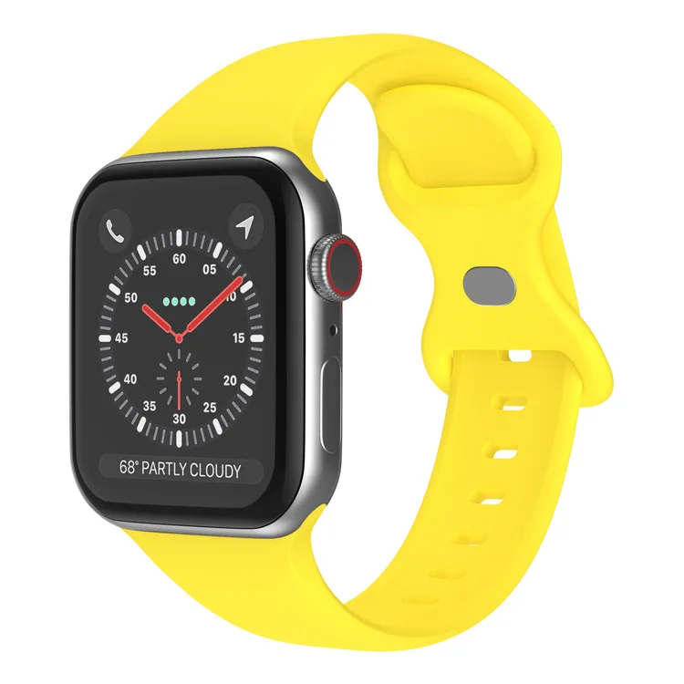 Wholesale Watch Bands Stretch Classic Replaceable Sports Silicone Smart Watch Strap for Apple Watch Straps