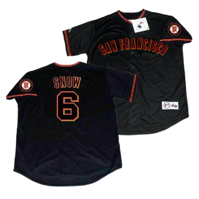 Men's San Francisco Giants J.t. Snow Authentic Black Alternate Jersey