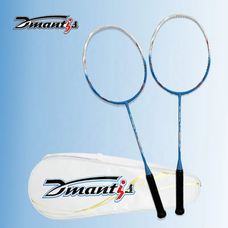 Customized Full Carbon Fiber Badminton Racket for Indoor Sports Lightweight Design Easy to Hand