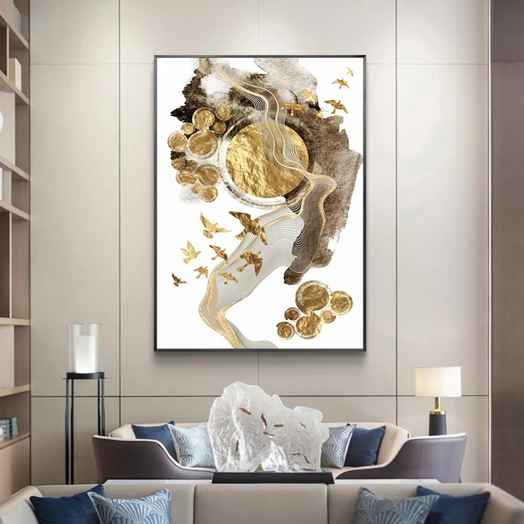 Factory Wholesale Canvas Painting Modern Abstract Home Goods Canvas Painting