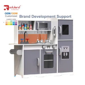 Simulation Kitchen Stove and Refrigerator Combination Play House Cooking  Kitchen Toys