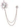 White Gem with Gold Base