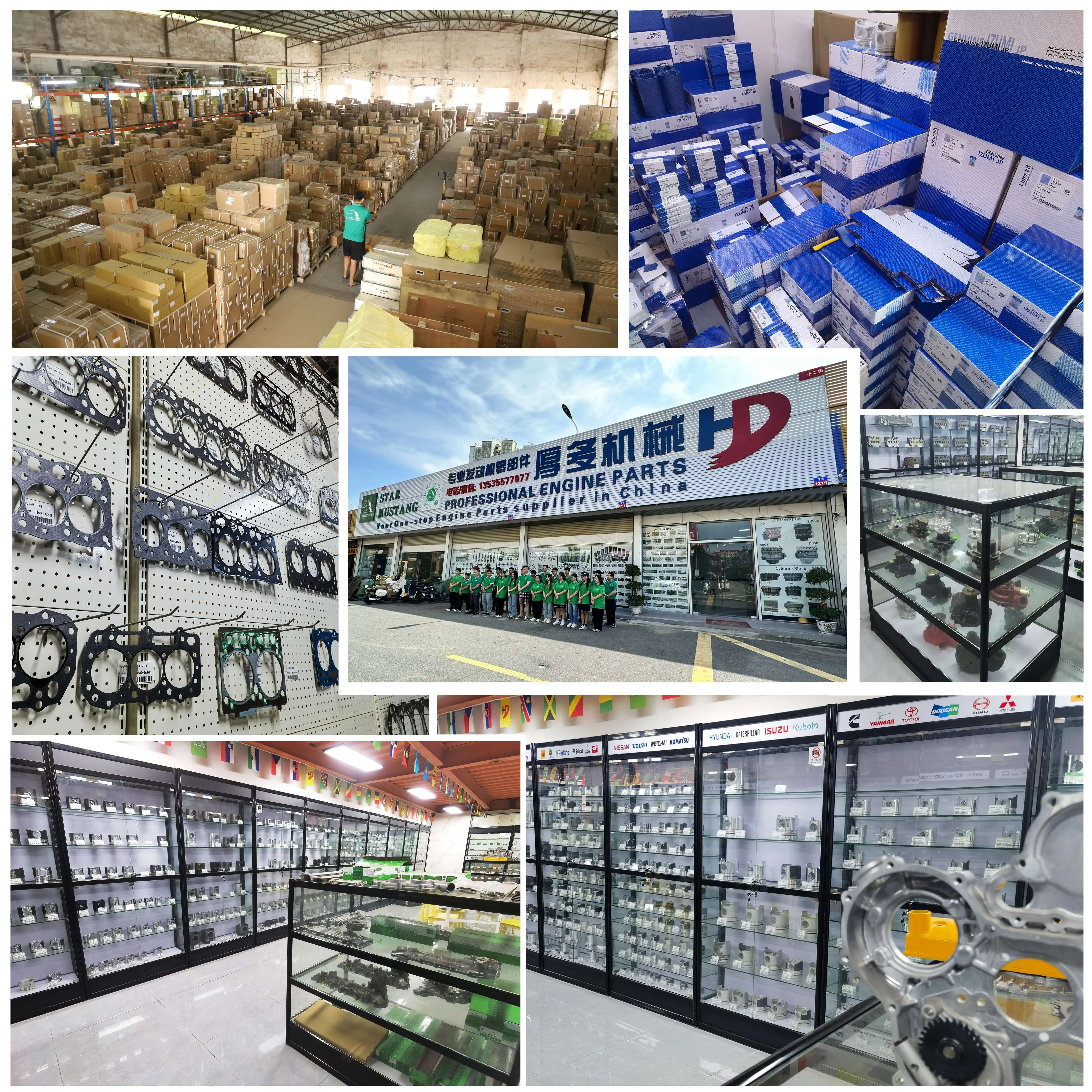 いすゞ6UZ1エンジン用ウォーターポンプ8980476900 1-87310992-0