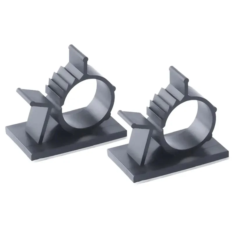 Good Quality Adjustable Self Adhesive Plastic Fixing Cable Clamp Self-adhesive adjustable Cable Clamp