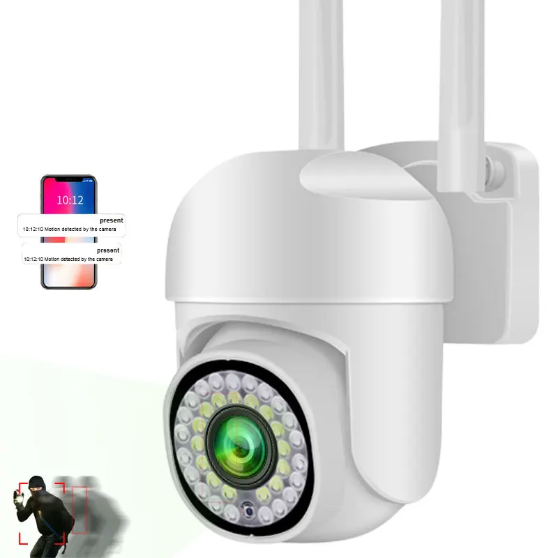 360 Degree Security WiFi PTZ Monitor Smart Camera|